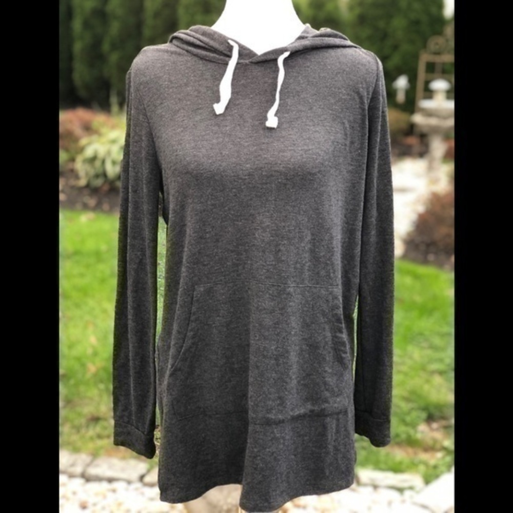 Olivia Sky, oversize, long, tunic pullover hoodie sweatshirt
